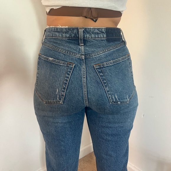 A&F Dad Jeans Curve Love High Rise - Picture 9 of 11